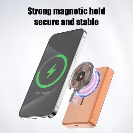 10.000mAh LCD Ekranlı Standlı Powerbank ,20W Hızlı Şarj, USB-C Giriş/Çıkış, Telefon Tutuculu Taşınabilir Şarj Cihazı