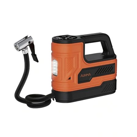 3 Metre Çakmaklık Kablolu Araç Lastik Hava Kompresörü – 150PSI Basınçlı, LCD Göstergeli Taşınabilir Lastik Şişirme Pompası