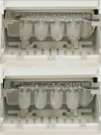 HzlStore 12 kg/Gün Kapasiteli Otomatik Mini Buz Makinesi 1.2 Litre Su Hazneli