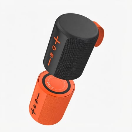 2'si 1 Arada Manyetik Ayrılabilir Bluetooth Hoparlör – RGB Işıklı, TWS Stereo Ses Sistemli Taşınabilir Kablosuz Speaker