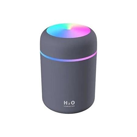 H2O LED Işıklı Mini Oda Hava Nemlendirici ve Taşınabilir Buhar Makinesi H2O Humidifier