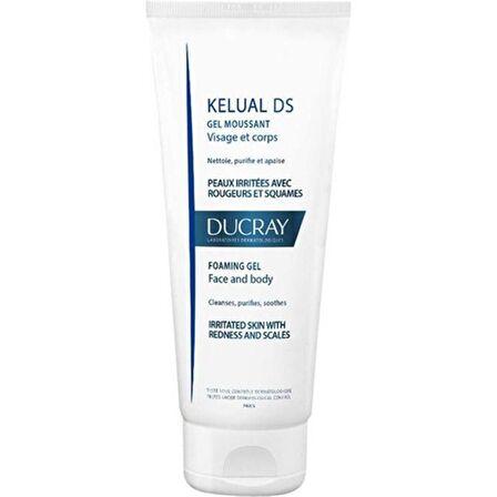 Ducray  Kelual DS Foaming Gel Face and Body 200 ml