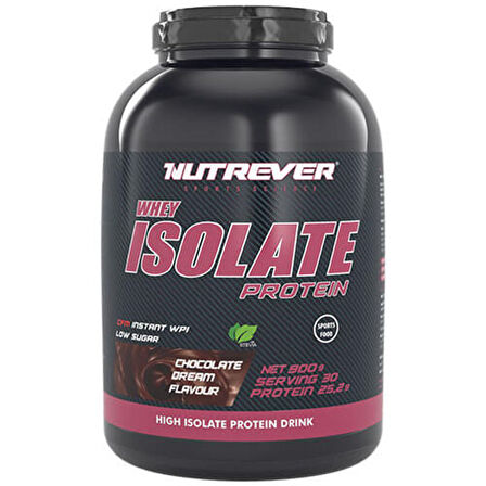 Nutrever Whey Isolate Protein 900 Gr İzole Protein Tozu