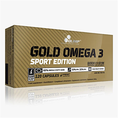 Olimp Gold Omega 3 Sport Edition 120 Kapsül