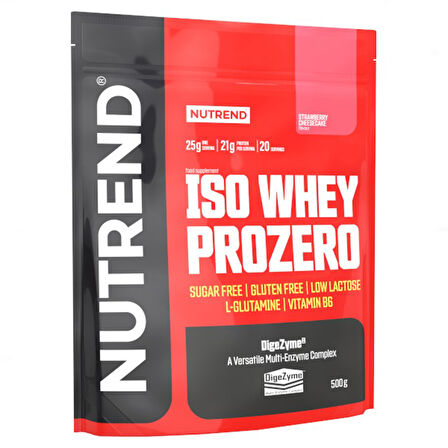 Nutrend Iso Whey ProZero Isolate 500 gr Çilek Cheesecake