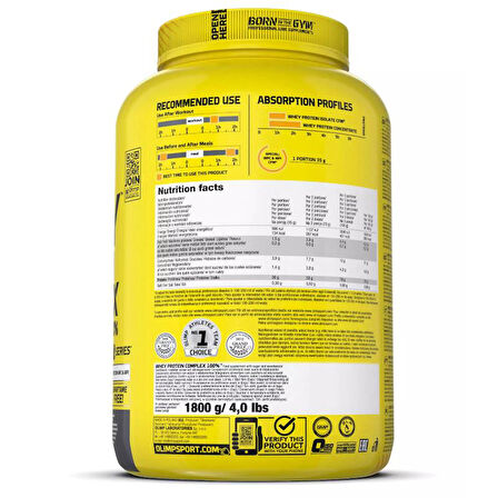 Olimp Whey Protein Complex 1800 Gr Beyaz Çikolata