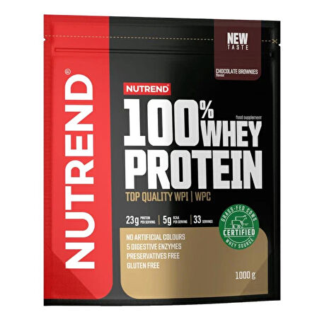 Nutrend 100% Whey Protein 1000g Çikolata Brownie