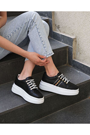 Kadın Deri Sneaker Beyaz