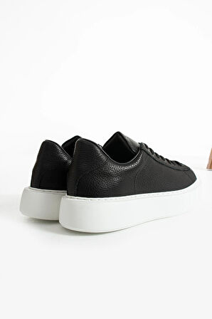 Kadın Hakiki Deri Sneaker Siyah