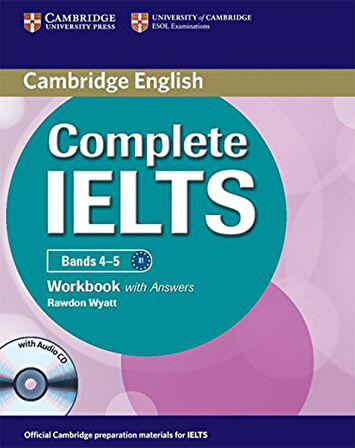 Complete IELTS Bands 4-5 Student's Book, Workbook and CD