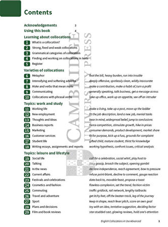 English Collocation in Use Advanced Book with Answers 