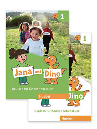 Jana und Dino 1: Kursbuch + Arbeitsbuch Deutsch für Kinder.Deutsch als Fremdsprache