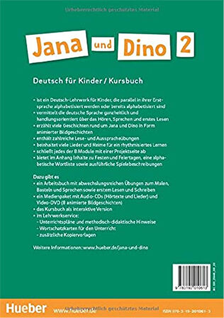 Jana und Dino 2: Kursbuch + Arbeitsbuch  Deutsch für Kinder.Deutsch als Fremdsprache 