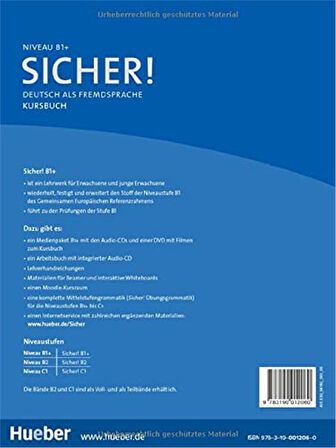 Sicher!: B1+ Kursbuch  und Arbeitsbuch mit Audio-CD