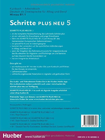 Schritte Plus 5 Neu B1.1: Kursbuch + Arbeitsbuch mit Audios online / Deutsch als Zweitsprache für Alltag und Beruf 