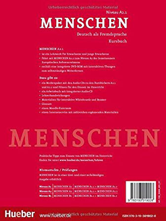 Menschen A2.1 Kursbuch mit DVD-Room + Arbeitsbuch mit Audio-CD