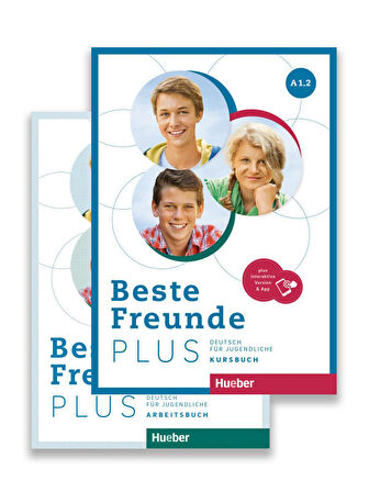 Beste Freunde PLUS A1.2: Kursbuch und Arbeitsbuch + Interactive Version & App