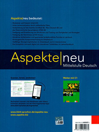 Aspekte neu B2. Lehr- und Arbeitsbuch mit Audio-CD. Teil 1