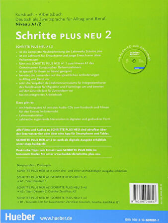 Schritte Plus 2 Neu A1.2: Kursbuch + Arbeitsbuch + CD / Deutsch als Zweitsprache für Alltag und Beruf 