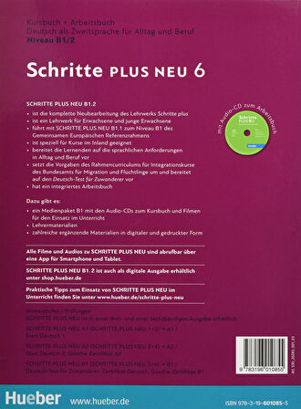 Schritte Plus 6 Neu B1.2: Kursbuch + Arbeitsbuch + CD / Deutsch als Zweitsprache für Alltag und Beruf 