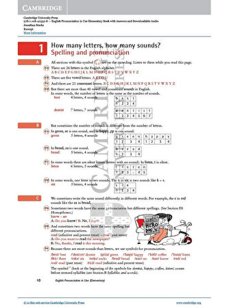 English Pronunciation in Use Elementary Book with Answers and Downloadable Audio