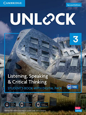 Unlock Level 3 Listening, Speaking & Critical Thinking Student's Book, Mob App and Online Workbook w/ Downloadable Audio and Video