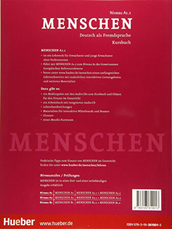 Menschen A1.1 Kursbuch + Arbeitsbuch mit Audio-CD