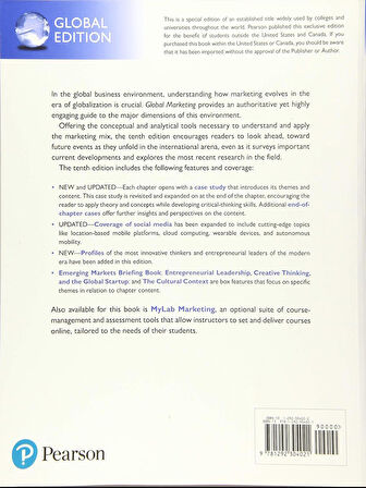 Global Marketing, Warren J. Keegan, Mark C. Green (Book + MyLab Code)