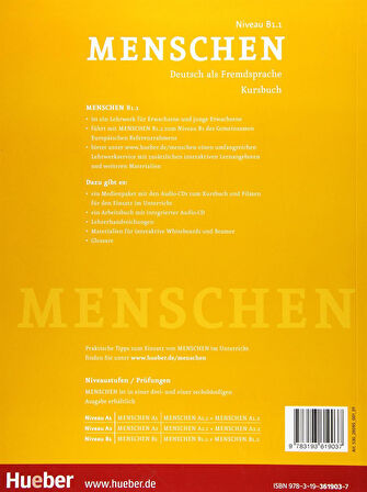 Menschen B1.1 Kursbuch + Arbeitsbuch mit Audio-CD