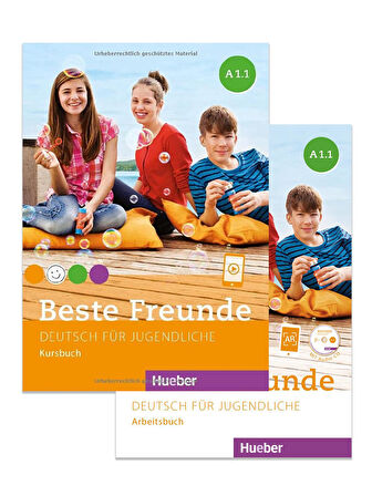 Beste Freunde A1.1: Kursbuch und Arbeitsbuch mit Audio-CD + AR