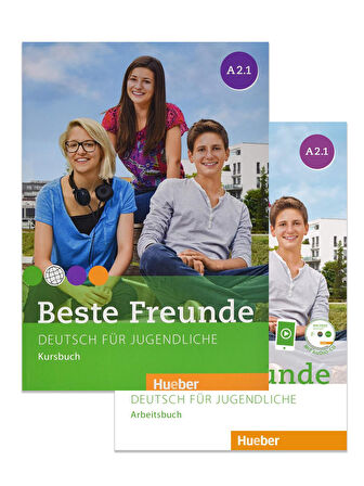 Beste Freunde A2.1: Kursbuch und Arbeitsbuch mit Audio-CD + AR