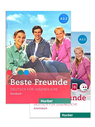 Beste Freunde A2.2: Kursbuch und Arbeitsbuch mit Audio-CD + AR 