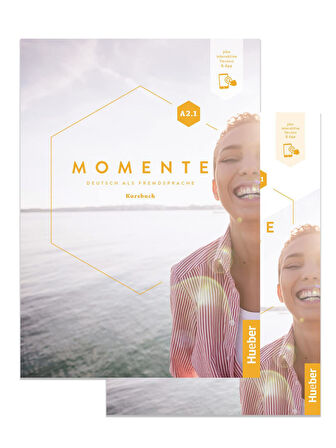 Momente A2.1: Kursbuch + Arbeitsbuch plus interaktive Version & App