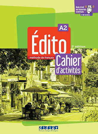 Edito A2: Méthode de français + Cahier d'activités +didierfle.app (2.edition)