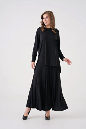 4125 Eteği Piliseli Büyük Tunik Takım