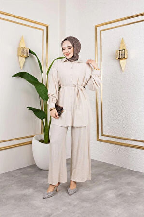 6034 Bağıcıklı Pantolonlu Aerobin Takım