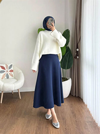 TT4481-Z Bisiklet Yaka Triko Kazak