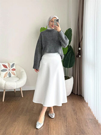 TT4481-Z Bisiklet Yaka Triko Kazak