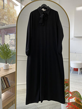 0989 Yakası Kuşaklı Gömlek Yaka Kap