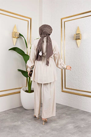 6034 Bağıcıklı Pantolonlu Aerobin Takım