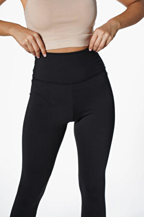 Nano Feat Düz Sporcu Tayt