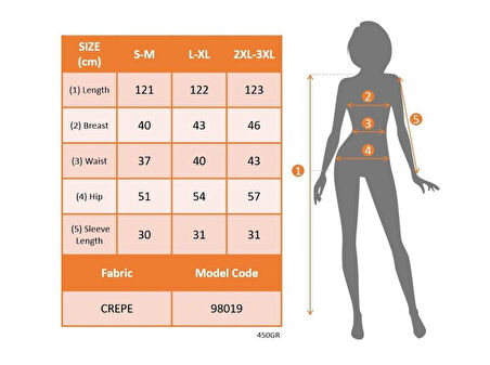 Kadın Kısa Balon Kollu Bisiklet Yaka Geniş Kesim Janjan Krep Elbise