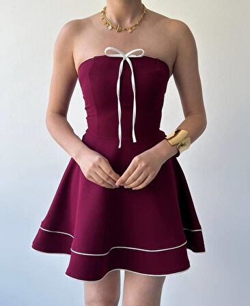 Yuna Straplez Elbise