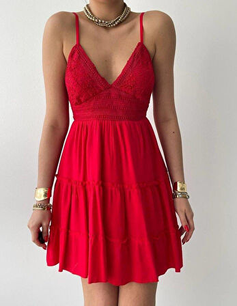 Nivel Göğsü Büzgülü Elbise