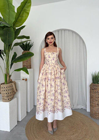 Yoa Cep Detaylı Elbise