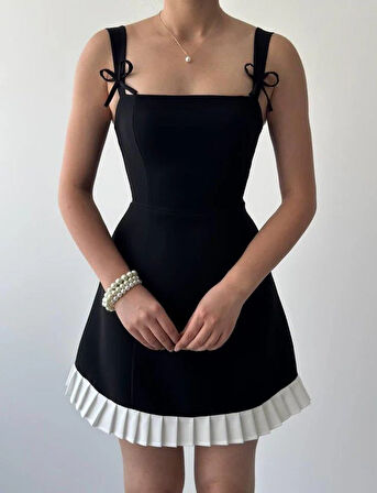 Steel Fiyonk Detay Elbise