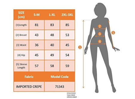 Kadın Uzun Kollu Kruvaze Yaka Mini Ithal Krep Elbise