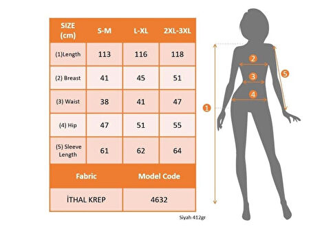 Kadın Uzun Kollu Kalp Yakalı Midi Ithal Krep Elbise