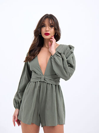 6528 TULUM ELBİSE-HAKİ