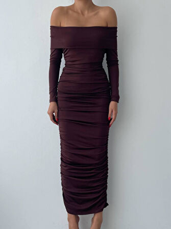 Dakota Drapeli Elbise